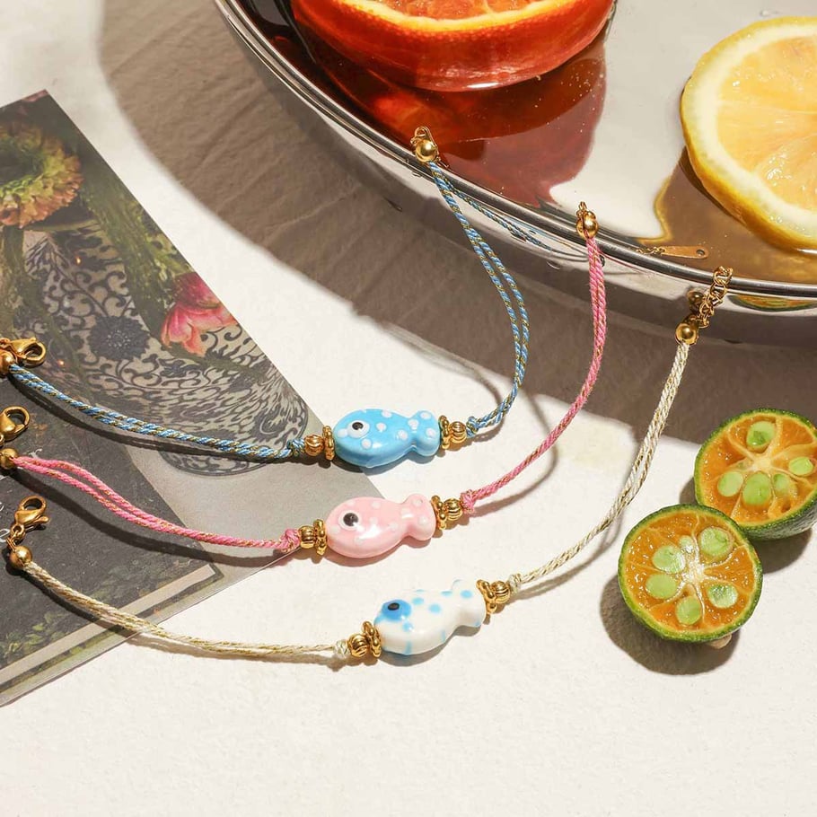 Süße Fisch-Charm-Armbänder Bild3