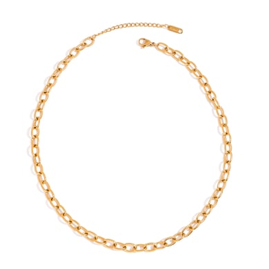 1 Piece Chain Stainless Steel Gold Color  Women's DIY Chain Necklaces h5 Picture5