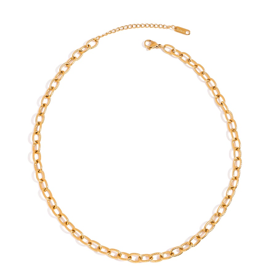 1 Piece Chain Stainless Steel Gold Color  Women's DIY Chain Necklaces Picture5