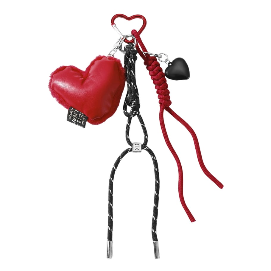 1 Piece Sweet Leather Heart Bag Charms h5Picture4