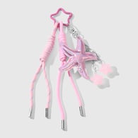 1 pink star keychain Picture2