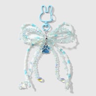 1 blue bow keychain Picture2