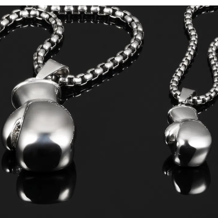 Classic Boxing Glove Stainless Steel Men's Necklaces Picture4
