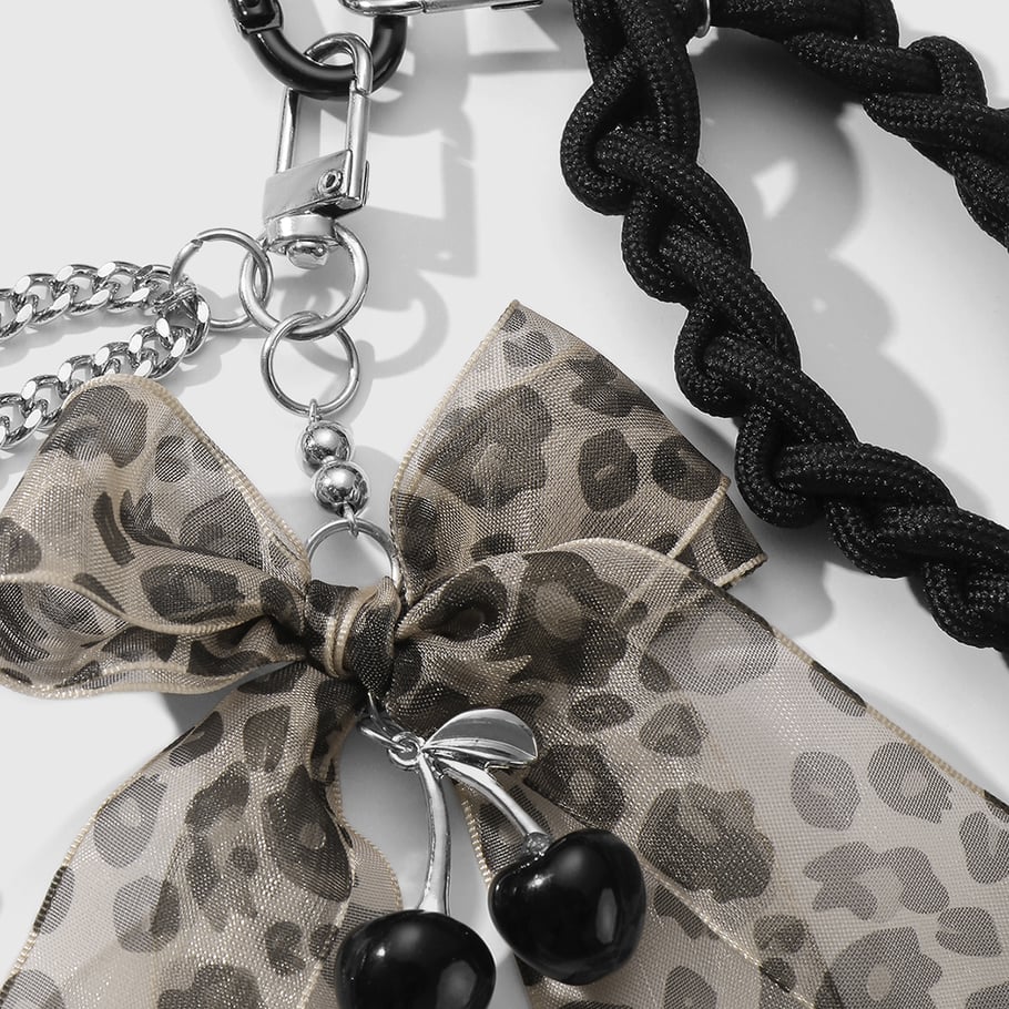 Beaded Bow Knot Women's Bag Charms Picture8