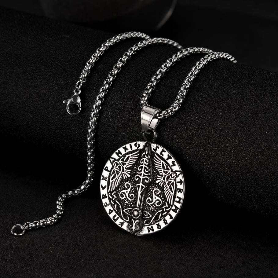 Vintage Sword Stainless Steel Men's Necklaces Picture3