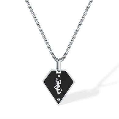 1 Piece Scorpion Pattern Stainless Steel Men's Pendant Necklaces h5 Picture6