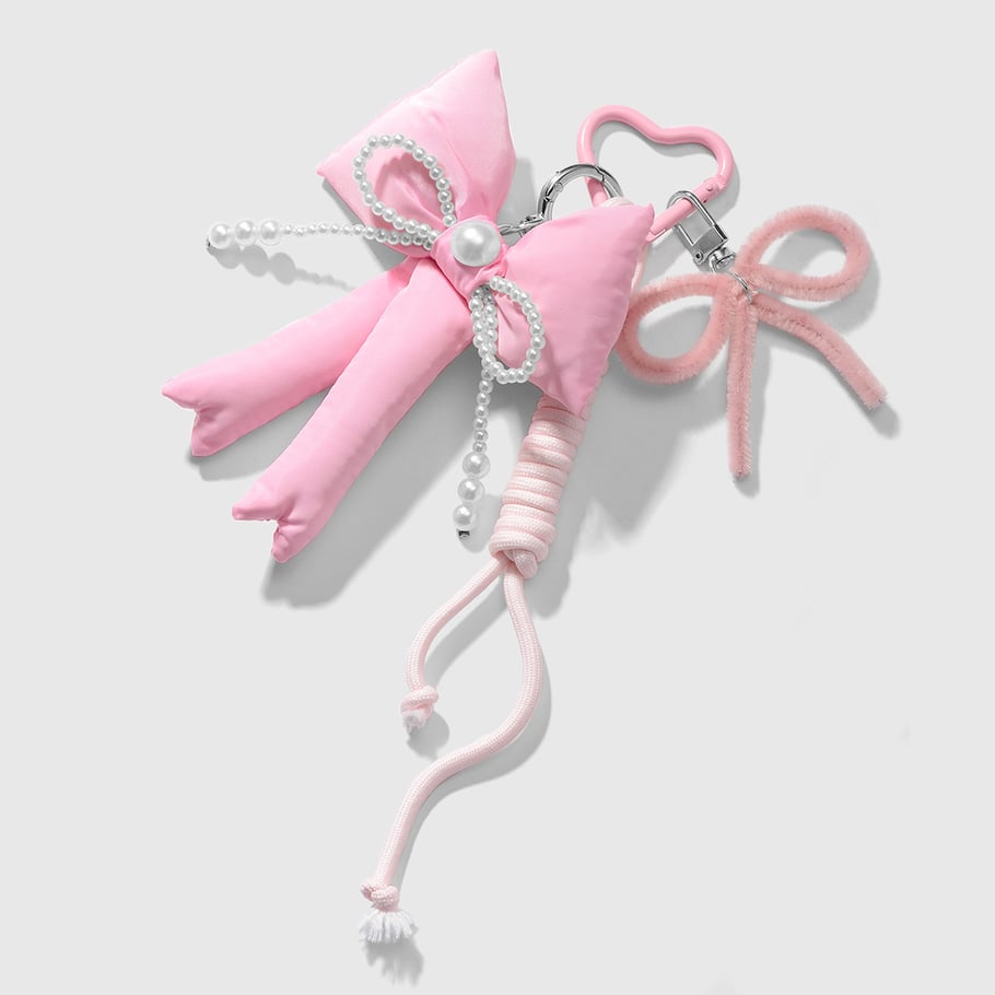 1 Piece Sweet Beaded Bow Bag Charms Picture7