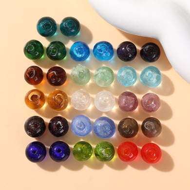 1 Piece Daily Annular Glass DIY Jewelry Beads h5 Picture2