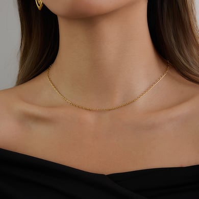 1 Piece Chain Stainless Steel Gold Color  Women's DIY Chain Necklaces h5 Picture3