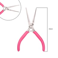 Upgraded version - long needle-nosed pliers with glitter handle (without teeth) about 15cm long Picture9
