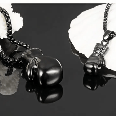 Classic Boxing Glove Stainless Steel Men's Necklaces h5 Picture3