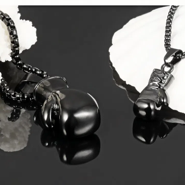 Classic Boxing Glove Stainless Steel Men's Necklaces Picture3