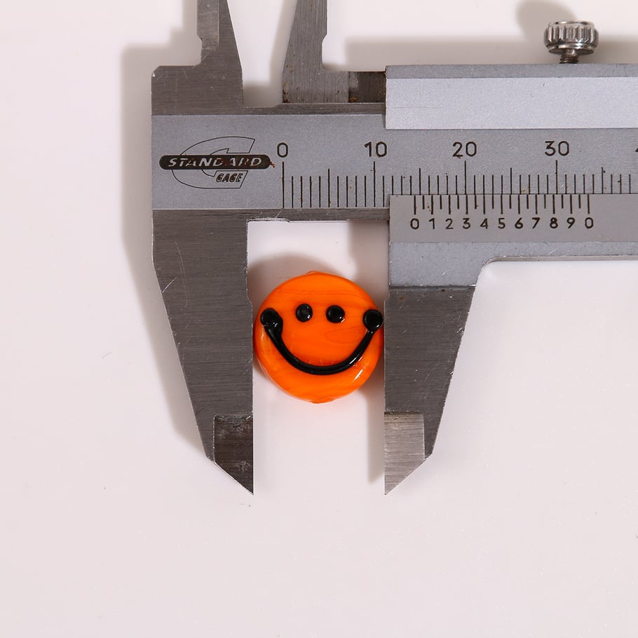 1 Piece Cute Smiling Face Glass DIY Jewelry Beads Picture5