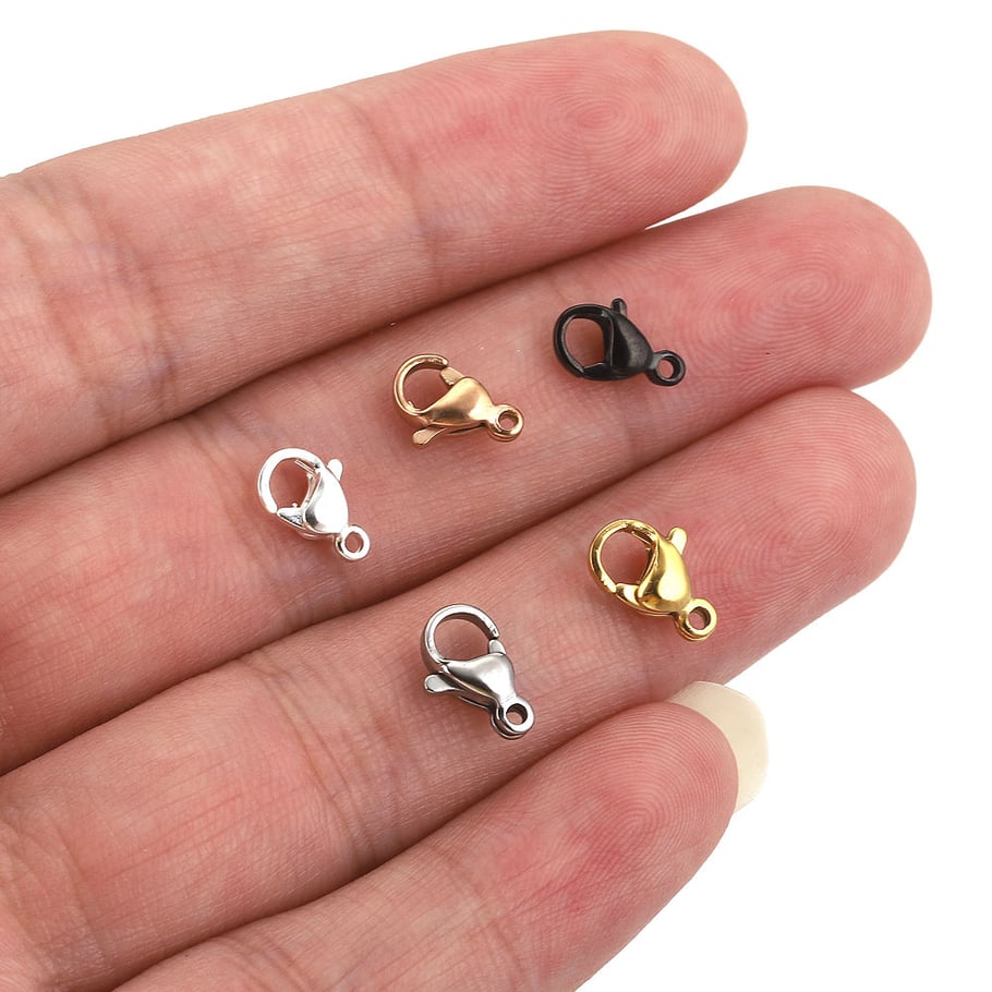 1 Piece DIY  Lobster Clasp Stainless Steel Women's Pendants Picture5