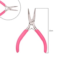 Upgraded version - glitter handle curved nose pliers (no teeth) length 12cm Picture5