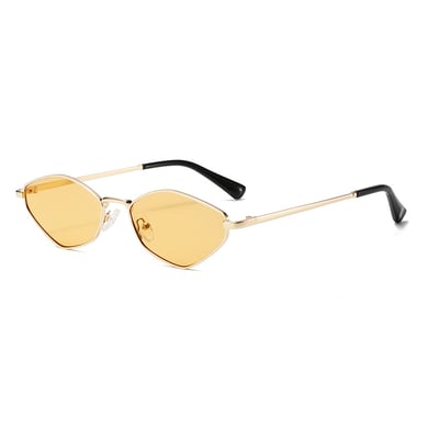 1 Pair Simple Series Daily Solid Color Metal Women's Sunglasses h5 Picture7