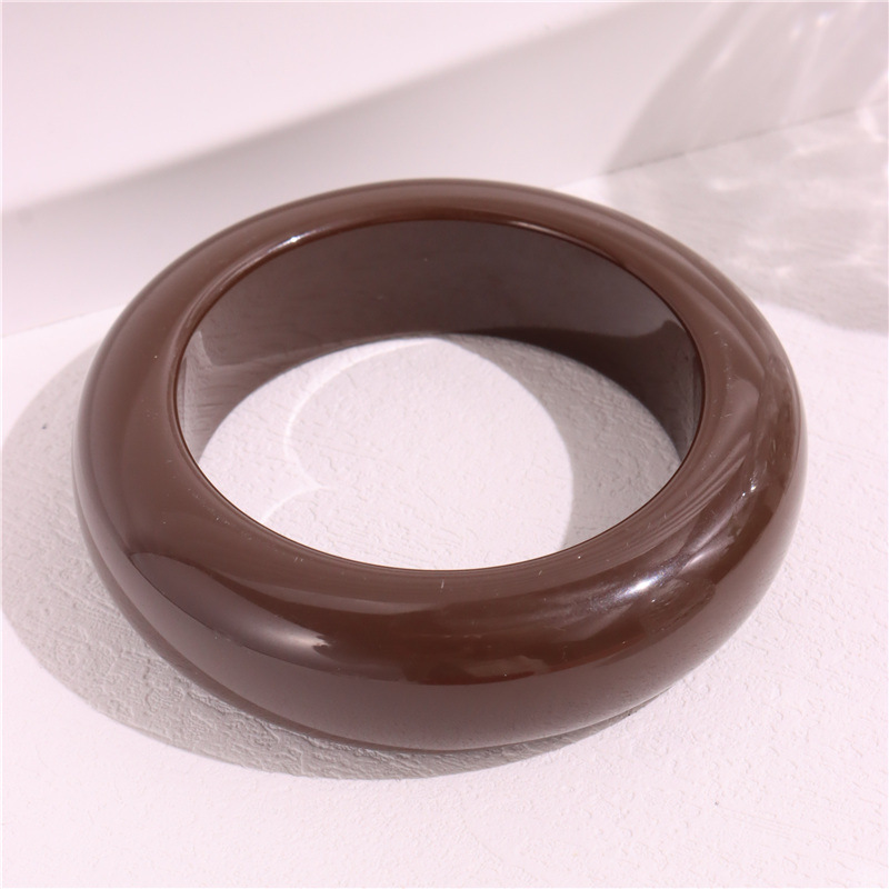 1 Piece Haute Vintage Round Acrylic Women's Bangles h5Picture4