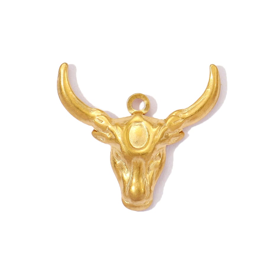 1 Piece Animals Series Classic Stainless Steel Gold Color Women's Pendants Picture4