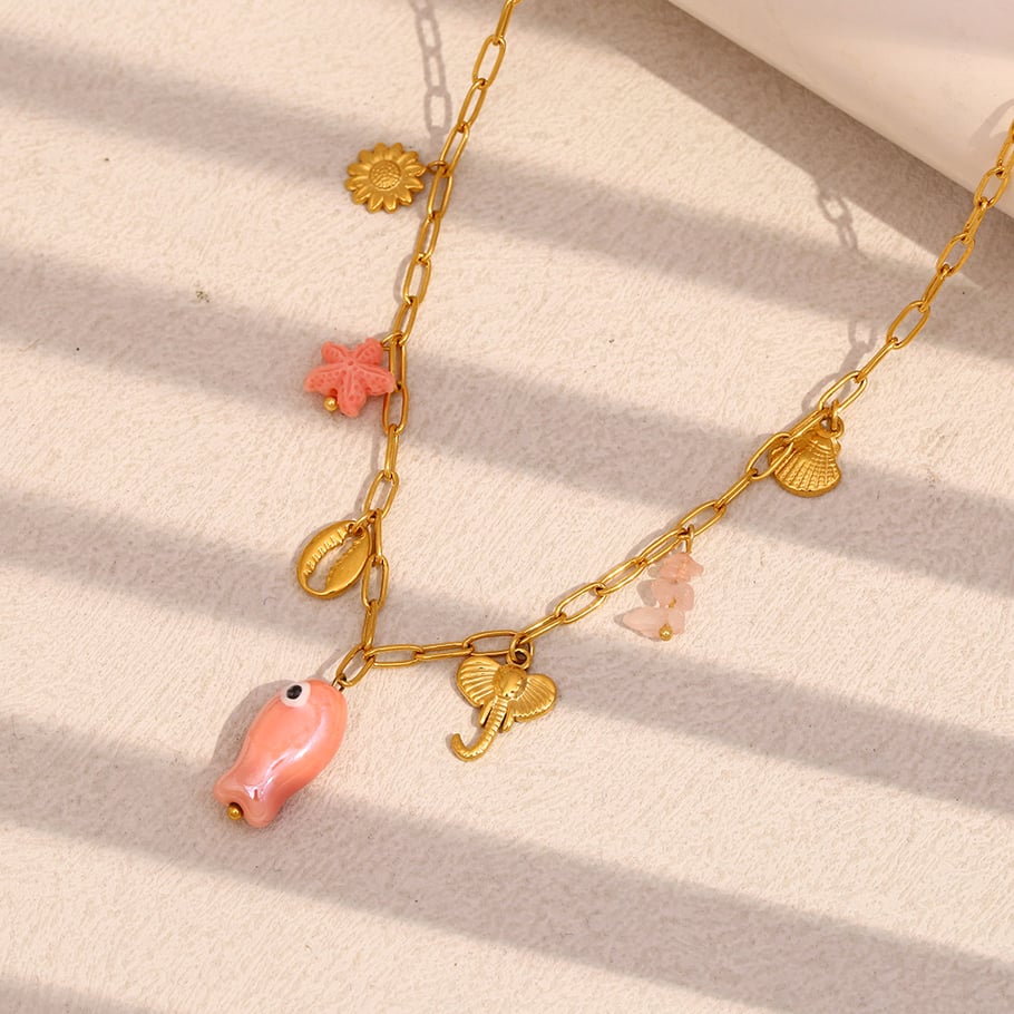 Sweet Oceanic Shell Women's Pendant Necklaces Picture4