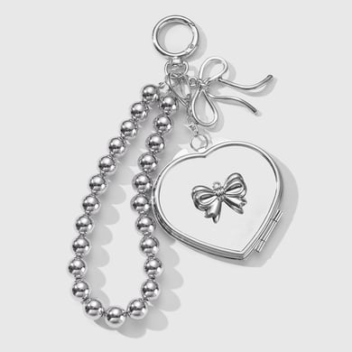 Heart Mirror Bag Charms h5 