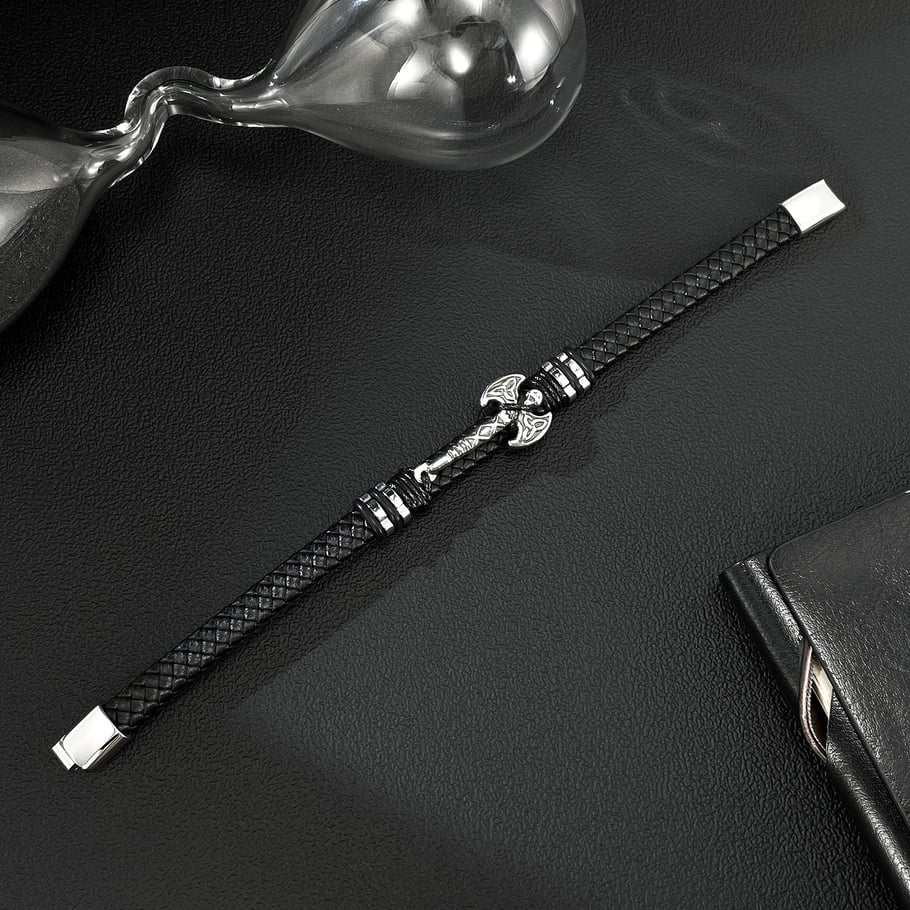 1 Piece Axe Shape Stainless Steel Men's Bracelets Picture2
