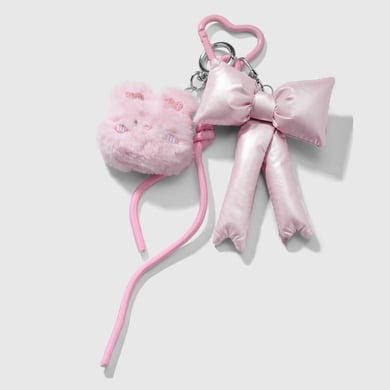 1 Piece Sweet Beaded Bow Bag Charms h5 Picture8