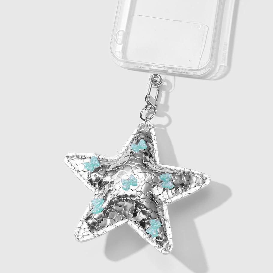 Shine Leather Star Women's Bag Charms Picture6