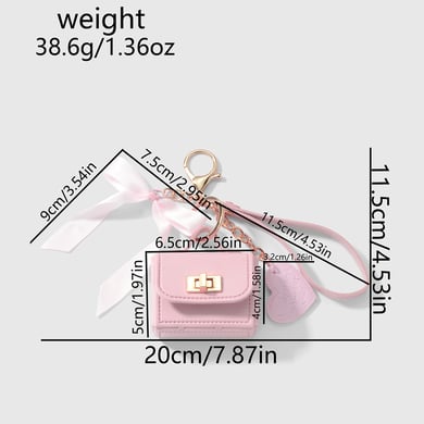 Mini-Taschenanhänger mit Schleife h5 Bild6