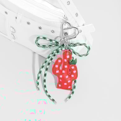 Cute Cactus Bow Knot Bag Charms h5 Picture4