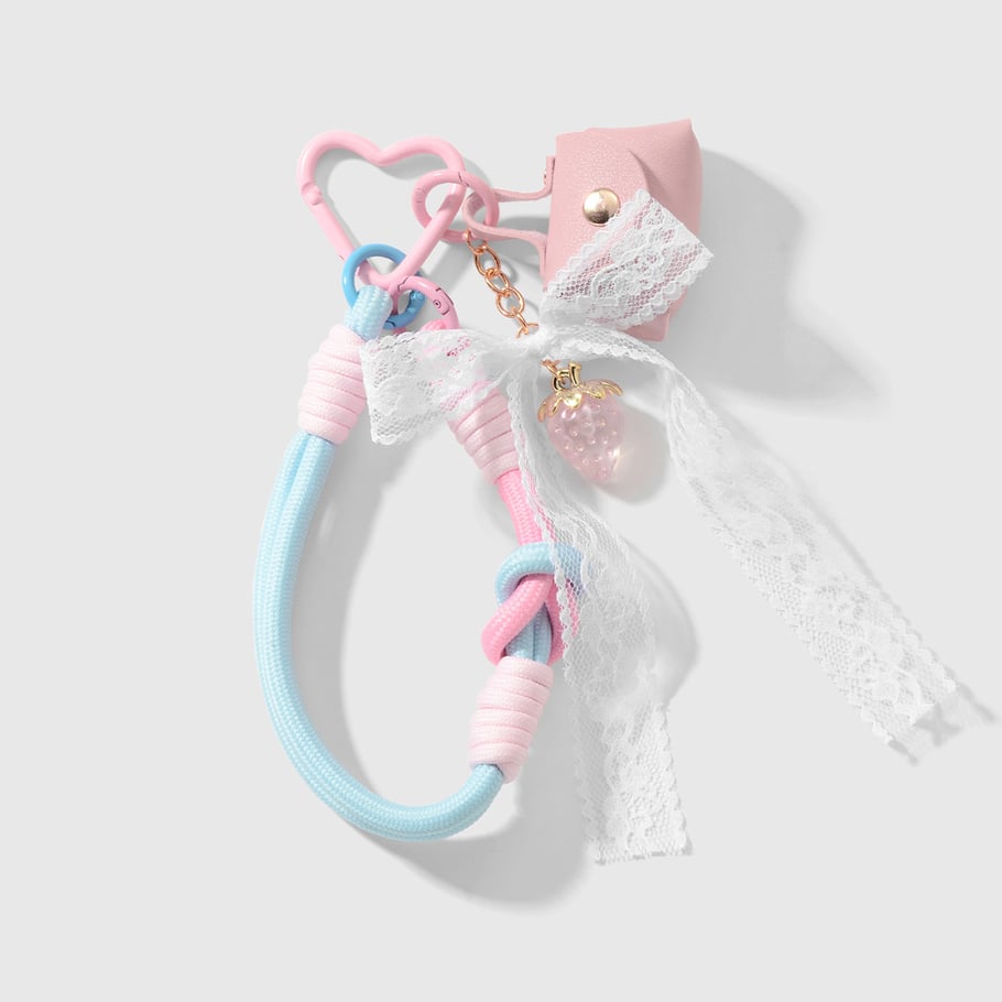 Sweet Strawberry Bag Charms 
