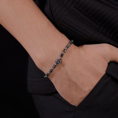 Boat Anchor Beads Stainless Steel Men's Beaded Bracelets h5 Picture3