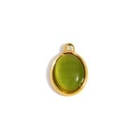 Smaragd-Tropfen-Anhänger-Gold-2 Bild2