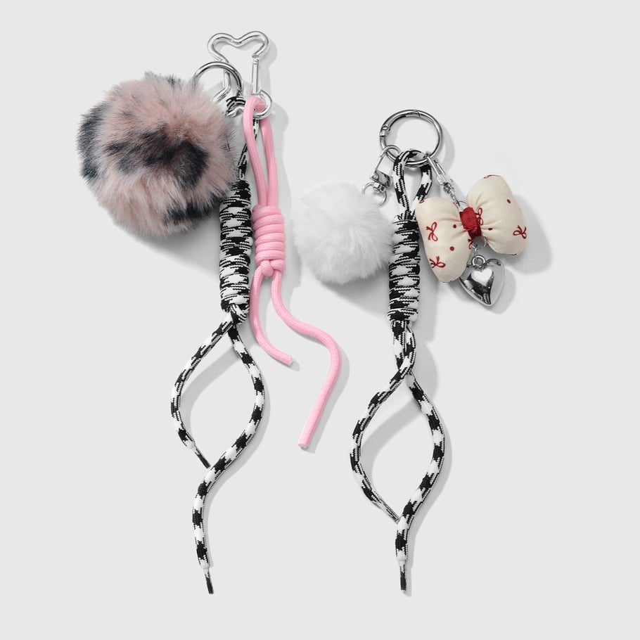 1 Piece Sweet Bow  Bag Charms Picture3