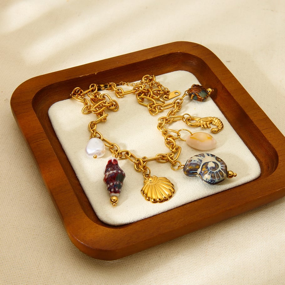 Fashion Vintage Ocean Collection Stainless Steel Pendant Necklace Picture3
