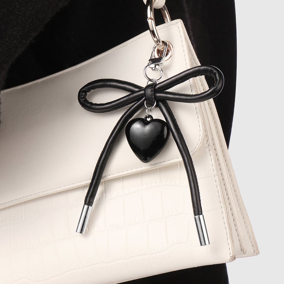 1 Piece Simple Leather Bow Knot Women's Bag Charms Picture4