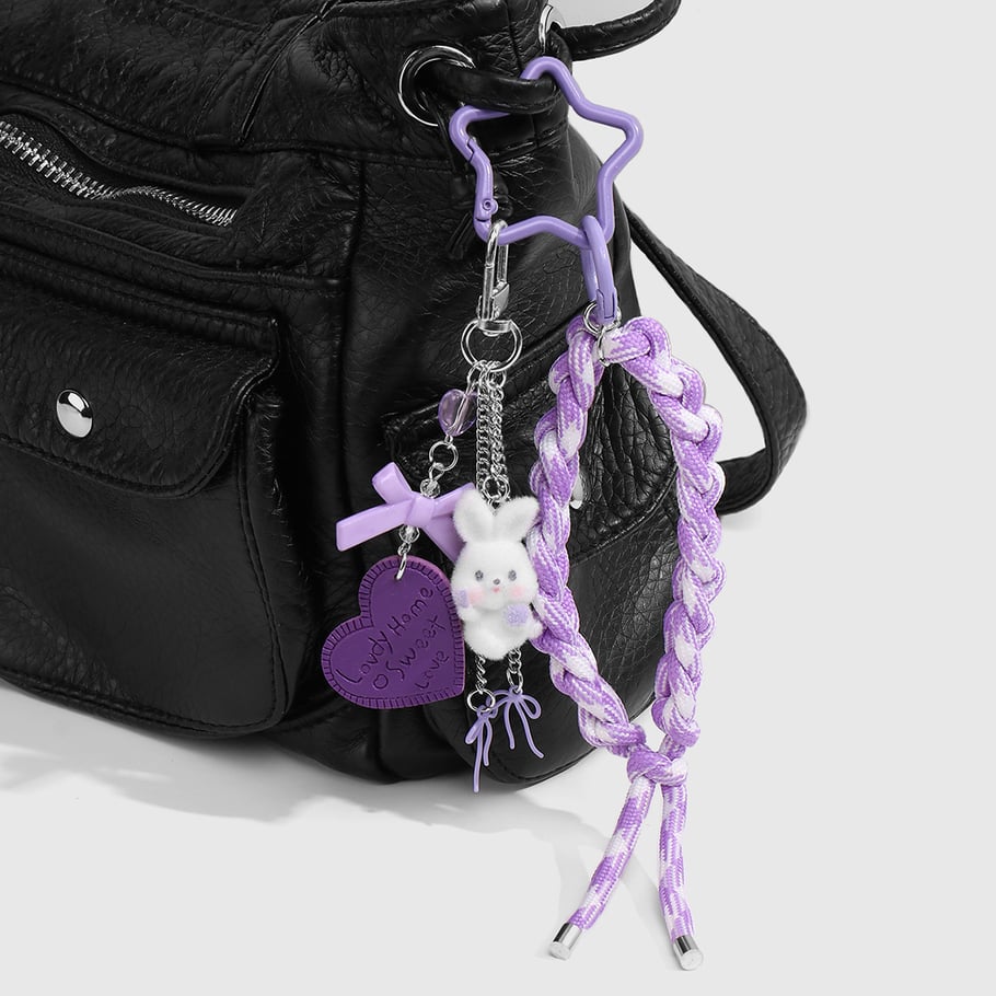 Taschenanhänger mit Schleife und Knoten Bild4