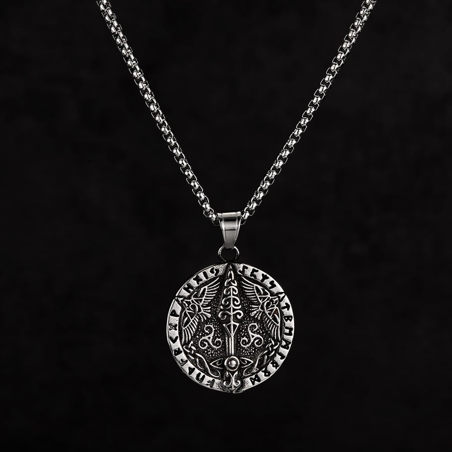Vintage Sword Stainless Steel Men's Necklaces Picture7