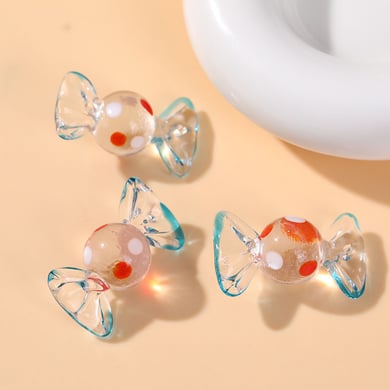Gleaming Candy Colorful Glass DIY Jewelry Beads h5 