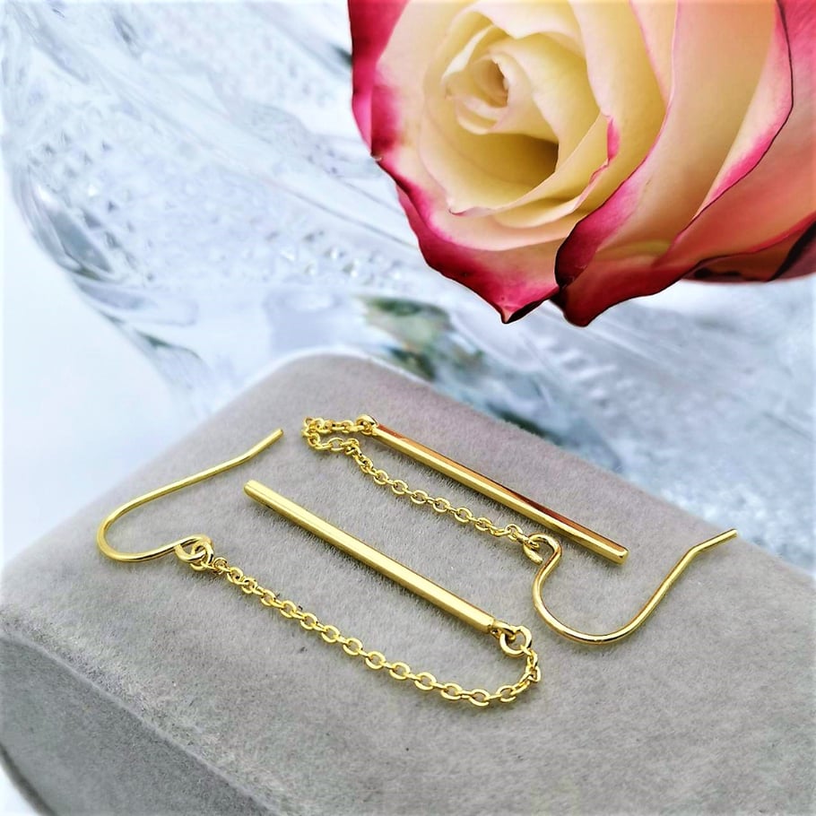 Simple Long - chain Women's Earrings Picture6