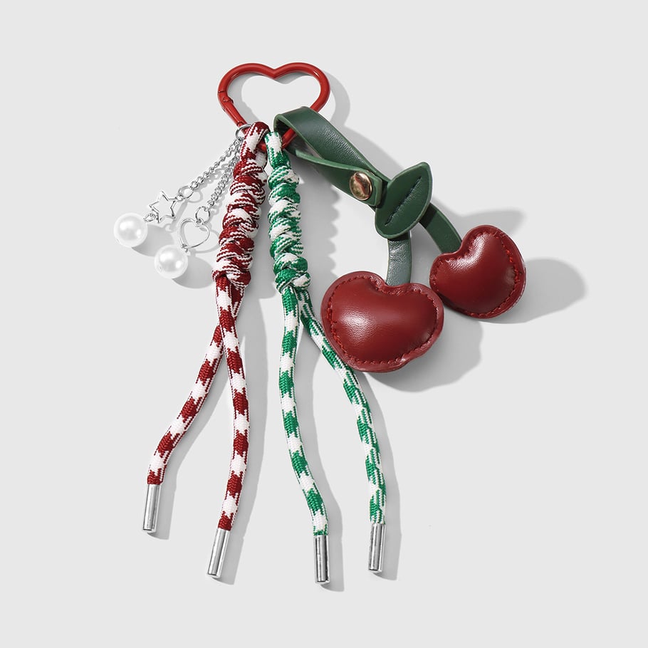 Klassische Kirsch-Taschenanhänger 