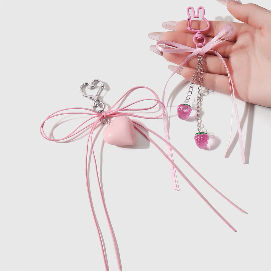 Sweet Bow Knot Bag Charms Picture7