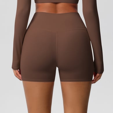 1 Piece High Stretch Athletic Running Yoga Shorts Women's Sport Clothing h5 Picture5