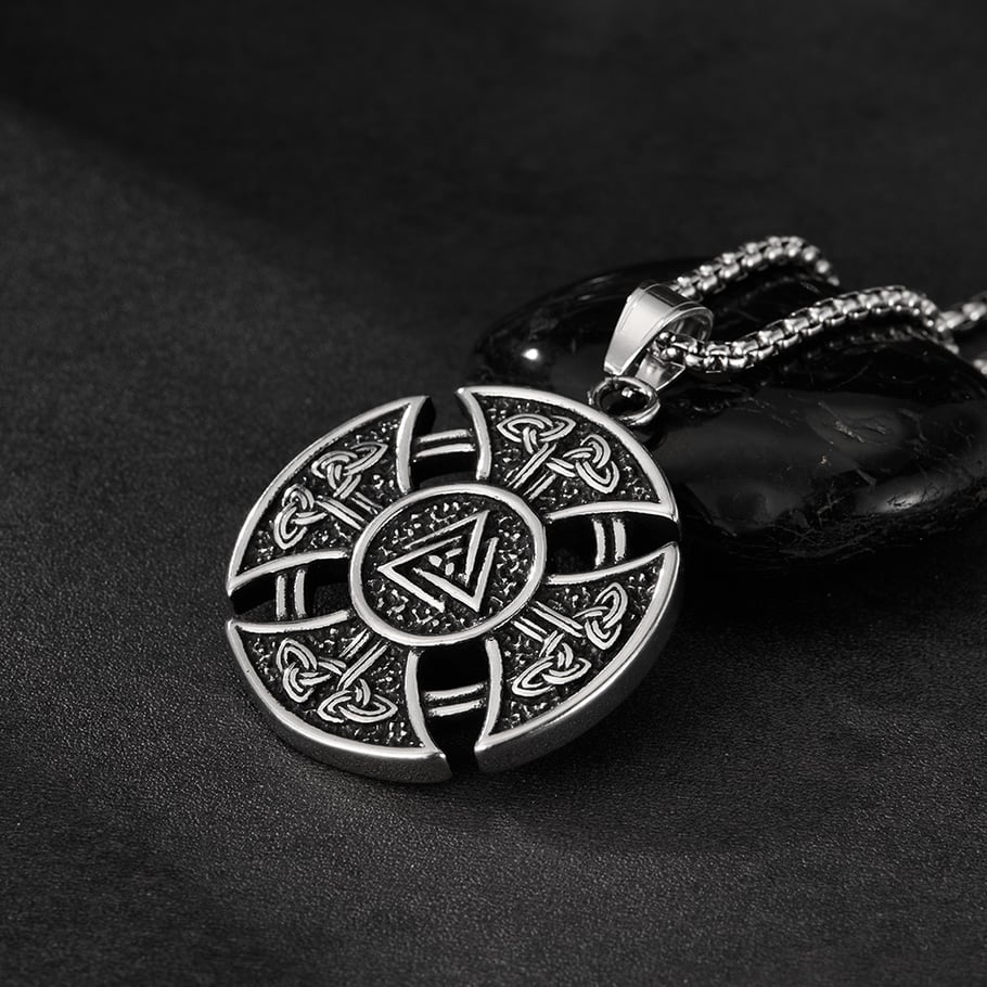 Sleek Celtic knot Stainless Steel Men's Necklaces Picture6
