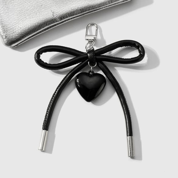 1 Piece Simple Leather Bow Knot Women's Bag Charms