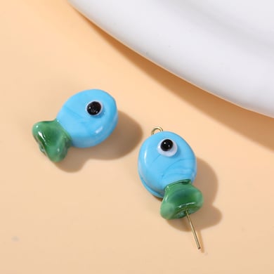 Oceanic Whimsical Fish Glass DIY Jewelry Beads h5 Picture2