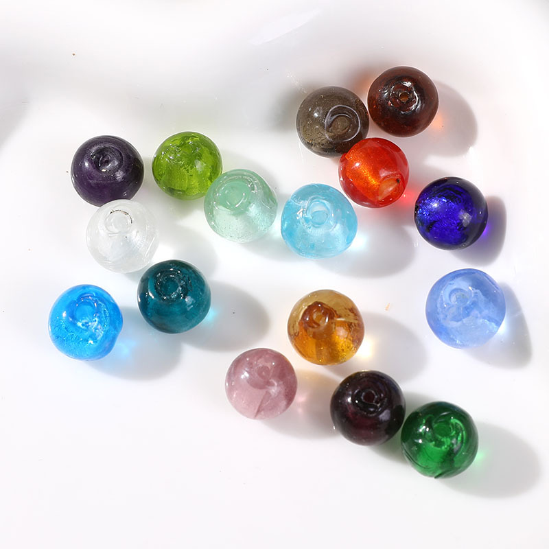 1 pièce de perles de verre annulaires quotidiennes pour bijoux DIY Image4