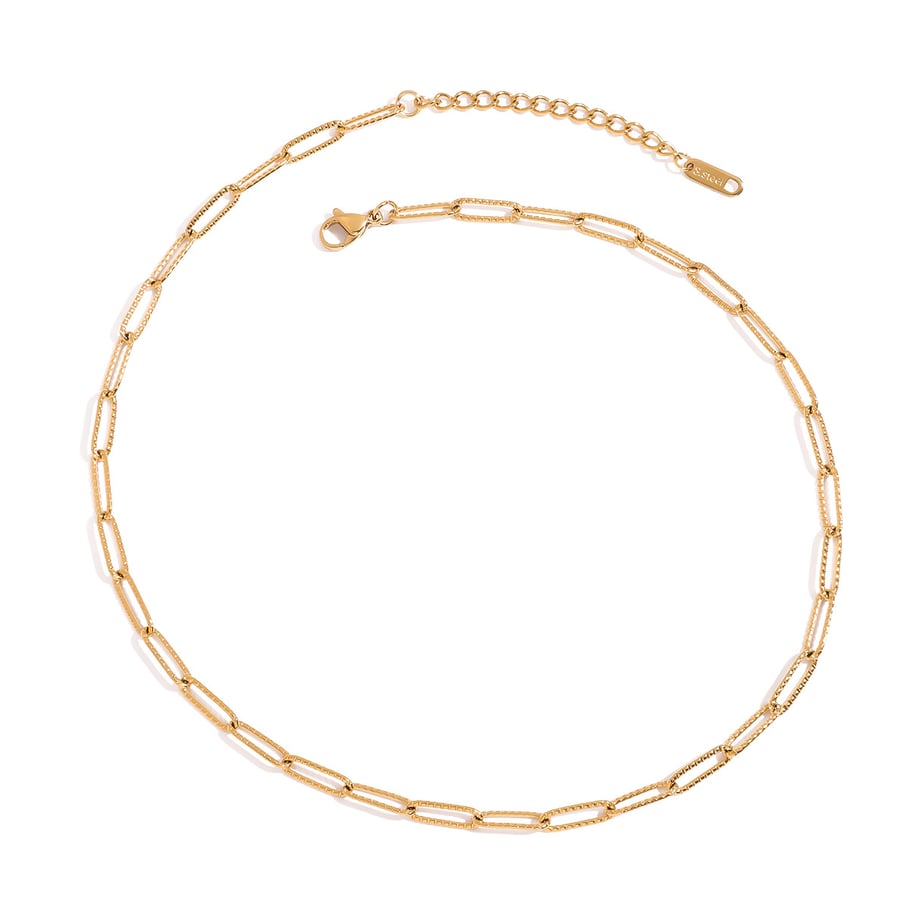 1 Piece Chain Stainless Steel Gold Color  Women's DIY Chain Necklaces Picture5
