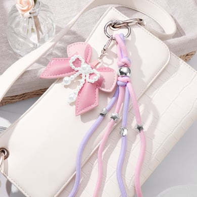 Süße Taschenanhänger mit Schleife und Knoten h5 Bild4