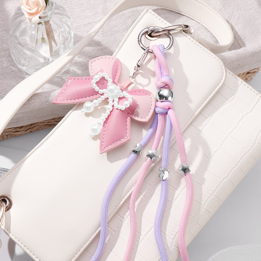Süße Taschenanhänger mit Schleife und Knoten Bild4