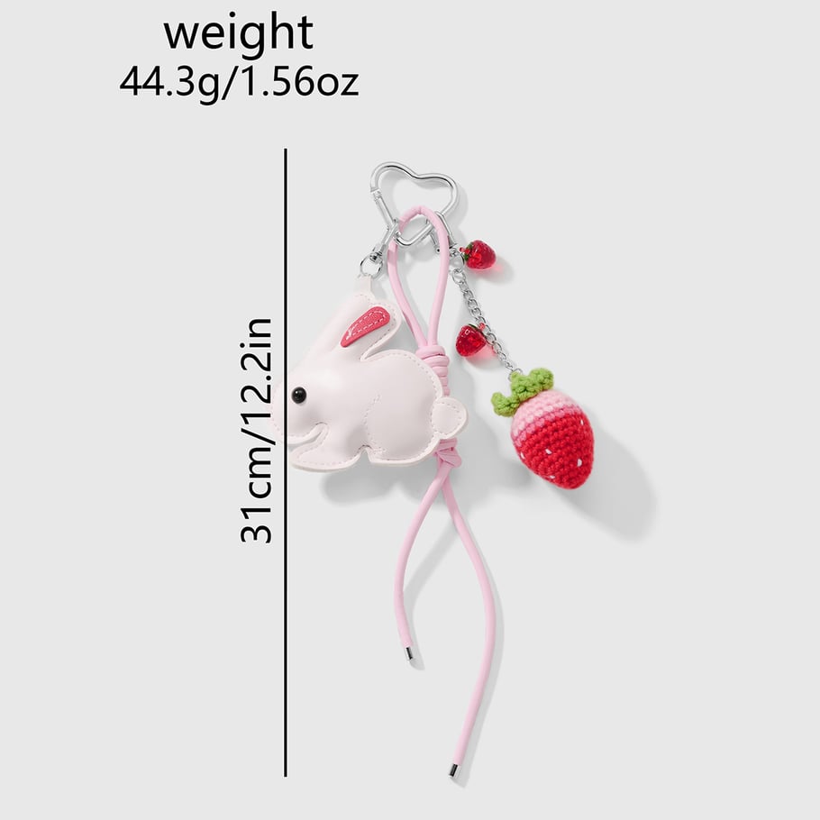 Cute Rabbit Bag Charms Picture2